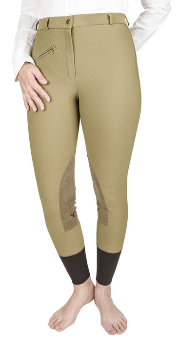 Tuffrider Ladies Ribb Knee Patch Breeches