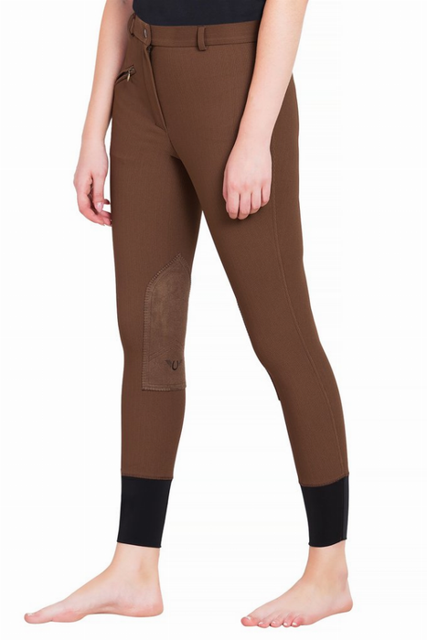 Tuffrider Ladies Ribb Knee Patch Breeches