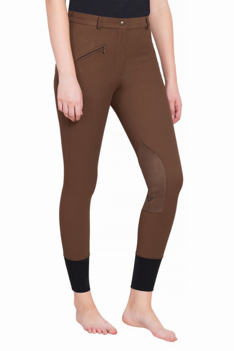 Tuffrider Ladies Ribb Knee Patch Breeches