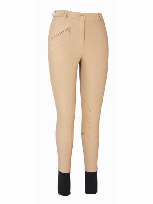 Tuffrider Ladies Ribb Knee Patch Breeches