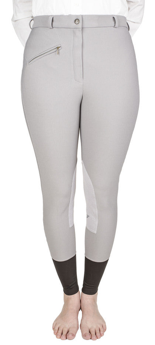 Tuffrider Ladies Ribb Knee Patch Breeches