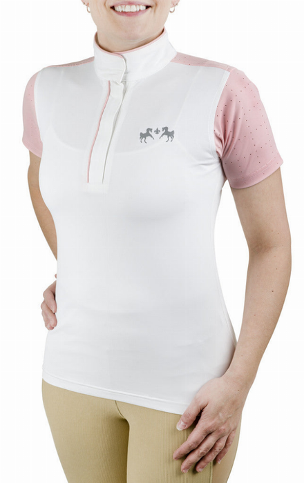 Equine Couture Ladies Magda Equicool Short Sleeve Show Shirt