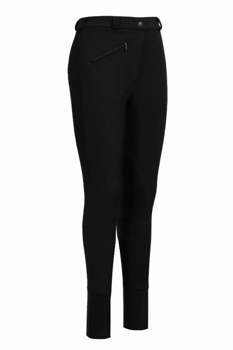 Tuffrider Ladies Long Ribb Knee Patch Breeches