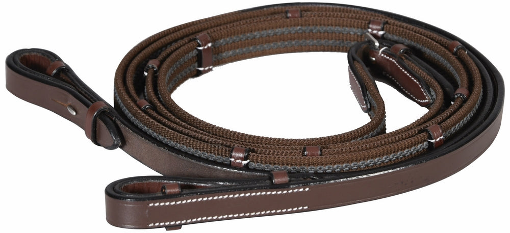 Henri De Rivel Pro Rubber Lined Web Reins