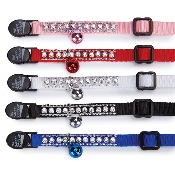 Mt Rhinestone Cat Collar