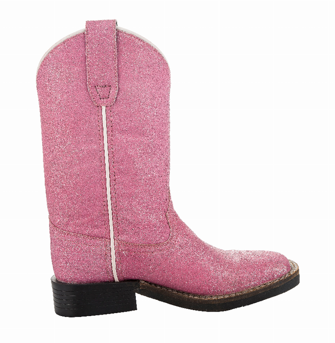 Tuffrider Toddler Pink Glitter Western Boot