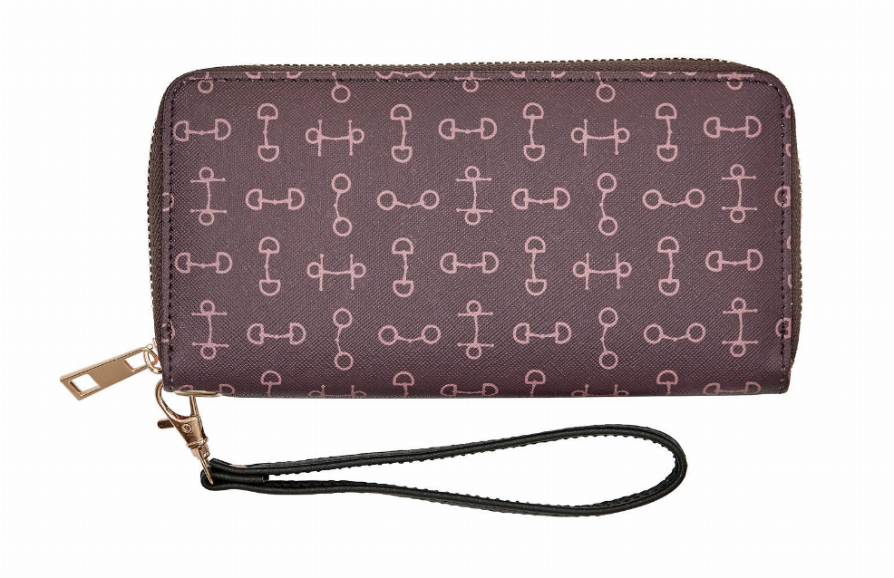 Awst Int'l "lila" Snaffle Bit Clutch Wallet