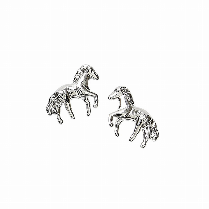 Awst Int'l Sterling Silver & Cz Horseshoe Stud Earrings