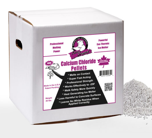 40lb Box Of Bare Ground Calcium Chloride Pellets