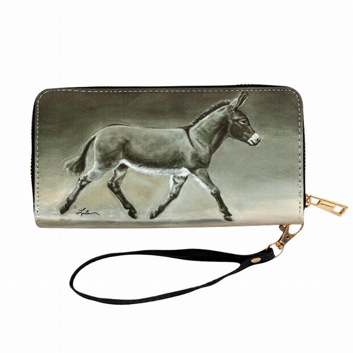 Awst Int'l "lila" Donkey Wallet With Wristlet