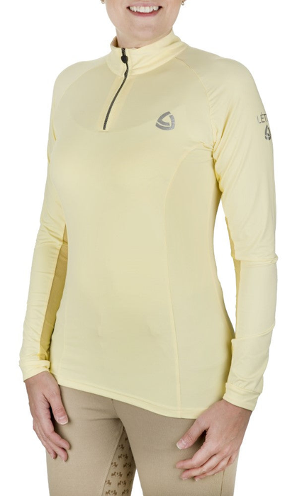 Lettia Women Quarter-zip Neck Upf 50+ Sun Shirt