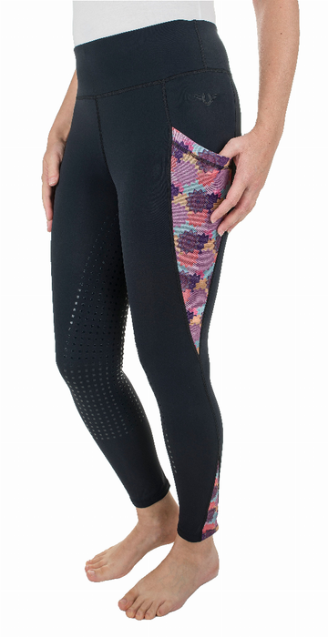 Tuffrider Ladies Minerva 3 Season Printed Full Seat Tights