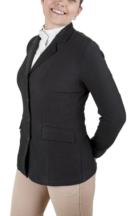 Equine Couture Women Equivent 4-snap Button Show Coat