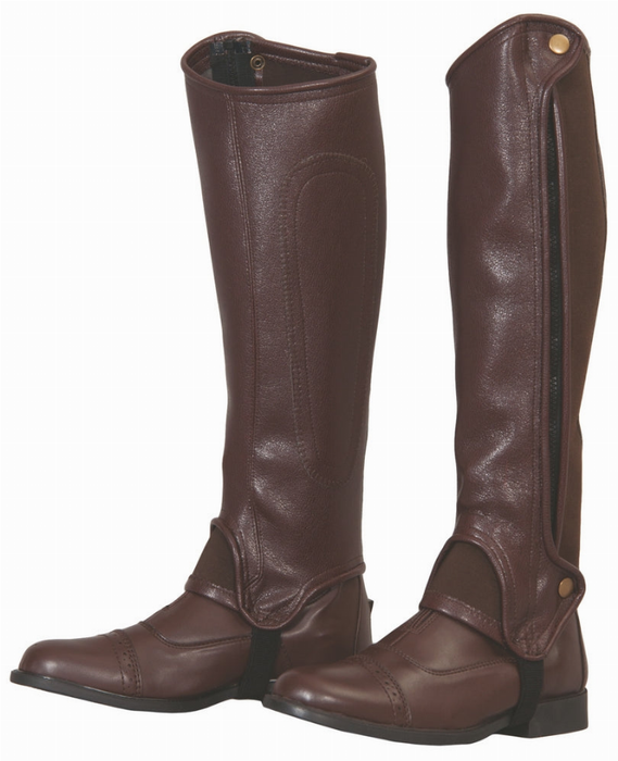 Tuffrider Adult Grippy Grain Half Chaps