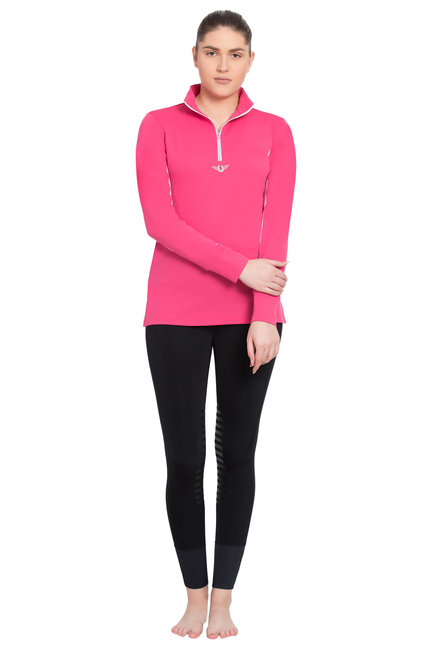 Tuffrider Ladies Ventilated Technical Long Sleeve Sport Shirt