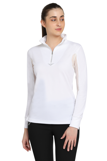 Tuffrider Ladies Ventilated Technical Long Sleeve Sport Shirt