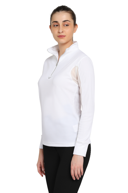 Tuffrider Ladies Ventilated Technical Long Sleeve Sport Shirt