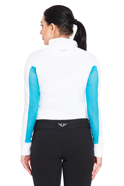 Tuffrider Ladies Ventilated Technical Long Sleeve Sport Shirt