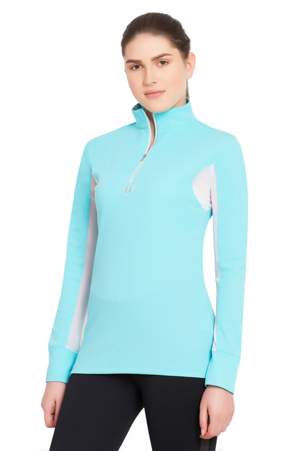 Tuffrider Ladies Ventilated Technical Long Sleeve Sport Shirt