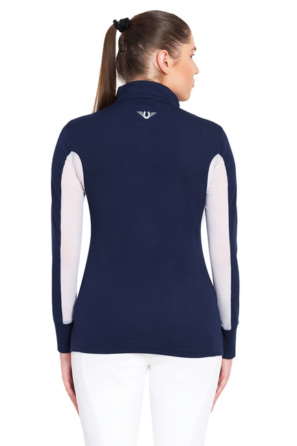 Tuffrider Ladies Ventilated Technical Long Sleeve Sport Shirt