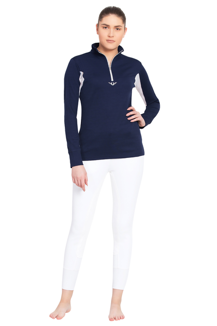 Tuffrider Ladies Ventilated Technical Long Sleeve Sport Shirt