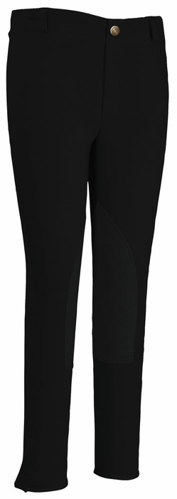 Tuffrider Children's Cotton Pull-on Knee Patch Breeches