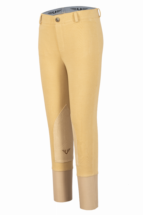 Tuffrider Children's Cotton Pull-on Knee Patch Breeches