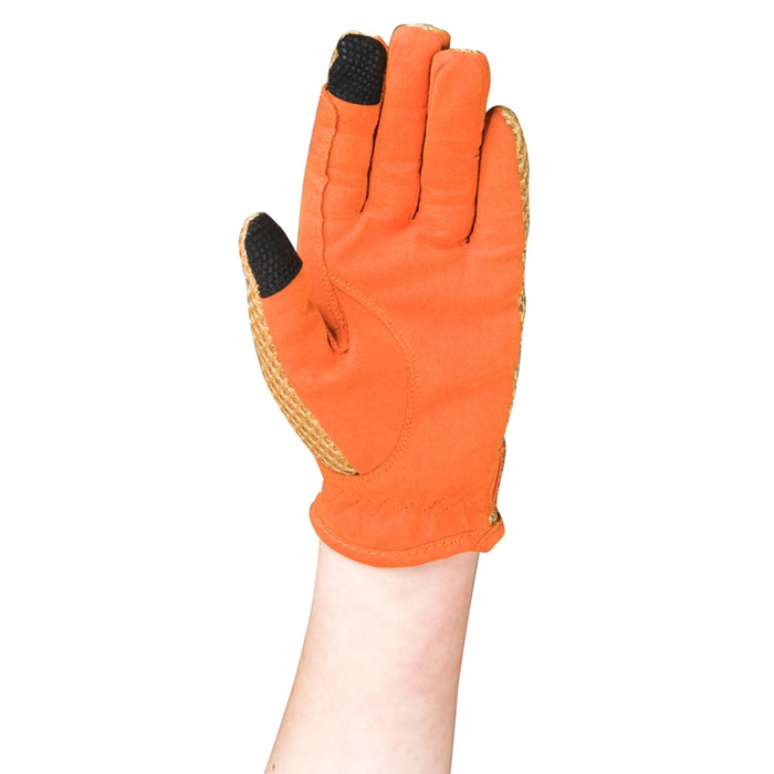 Tuffrider Children's Double Up Air Mesh Half Chap And Glove Set