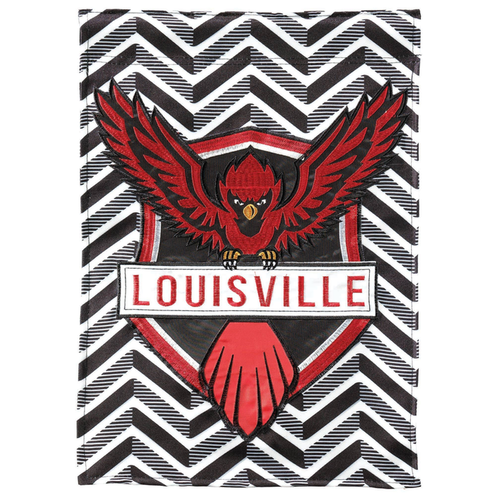 Louisville Cardinal Flag Garden Plus