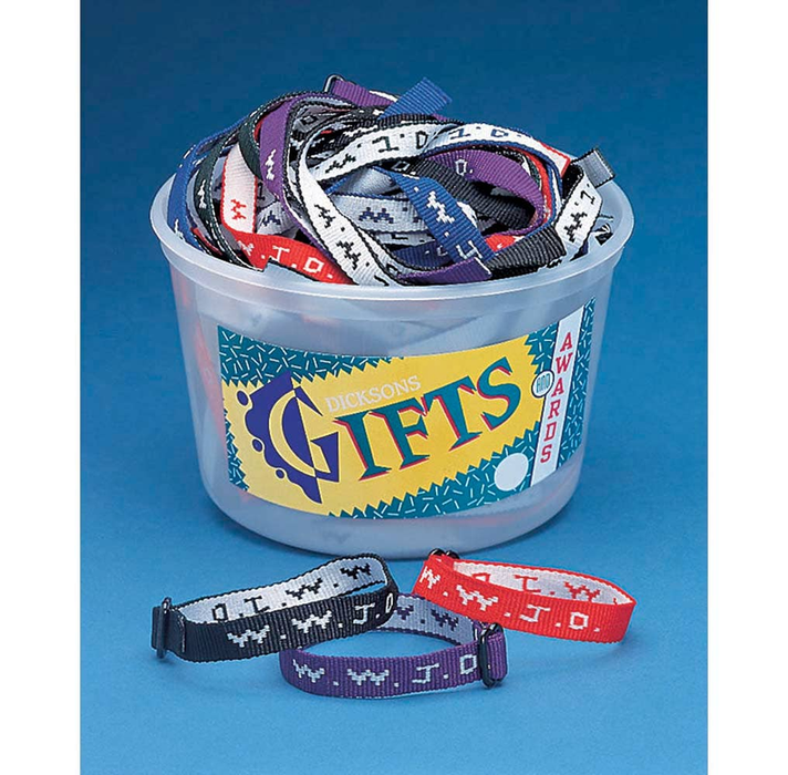 Wwjd Woven Bracelets Tub