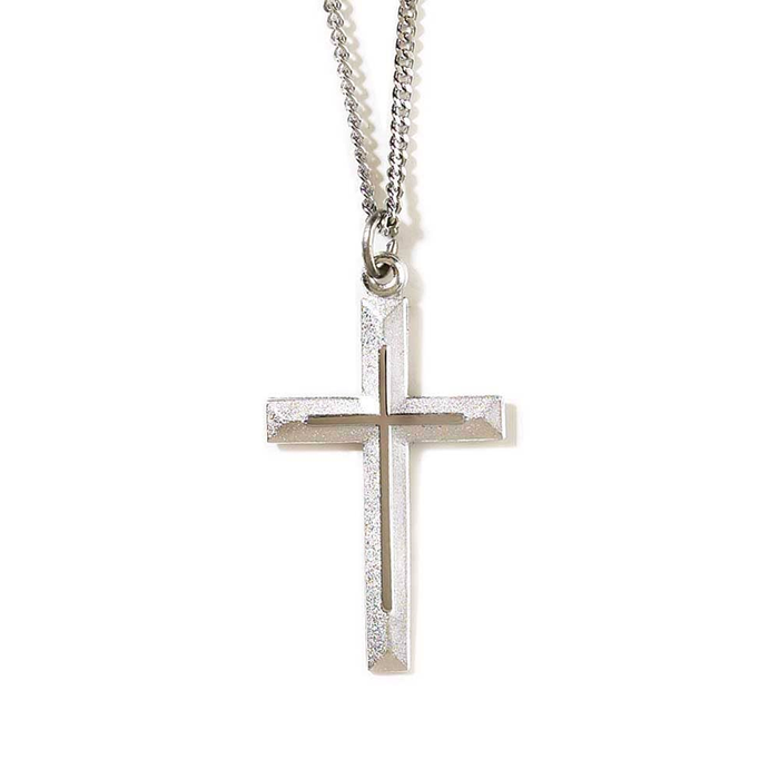 Silver Plated Cross Necklace