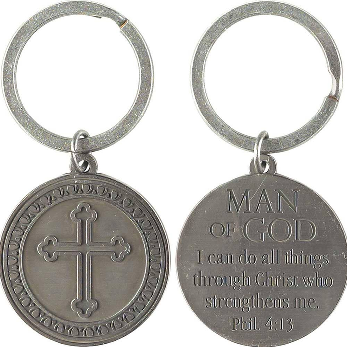 Man Of God Keyring