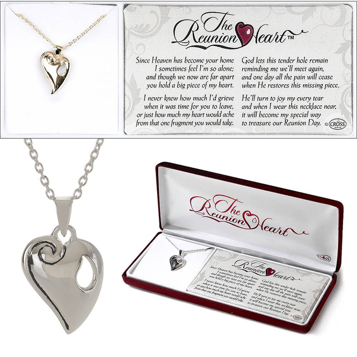 The Reunion Heart' Necklace W/18" Chain