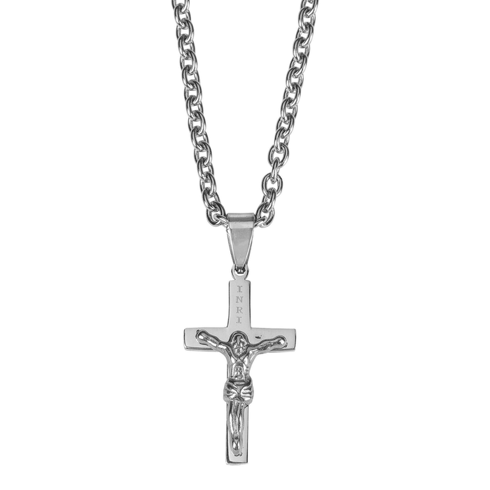 Nk Crucifix/corpus Stainless Steel 24"c