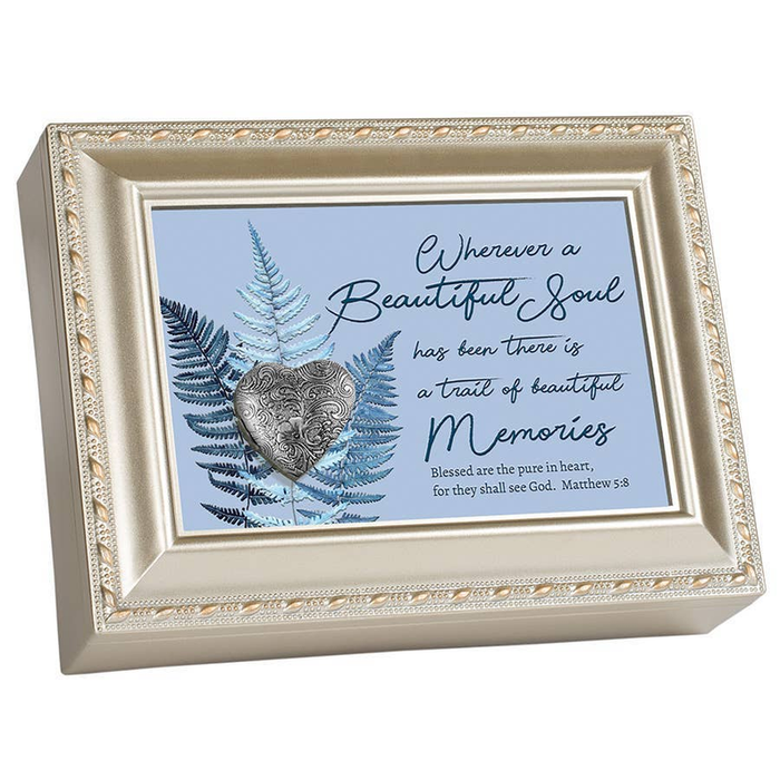 A Beautiful Soul Locket Bereavement Music Box