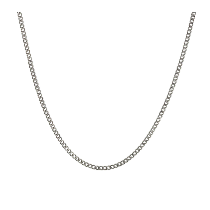 Necklace 24" Curb Chainlobster Claw Stainless Steel