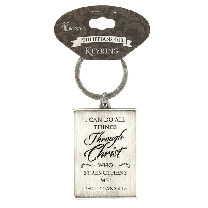 I Can Do All Things Phil.4:13 Keyring