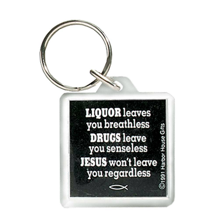 Jesus Won't Leave Keychain