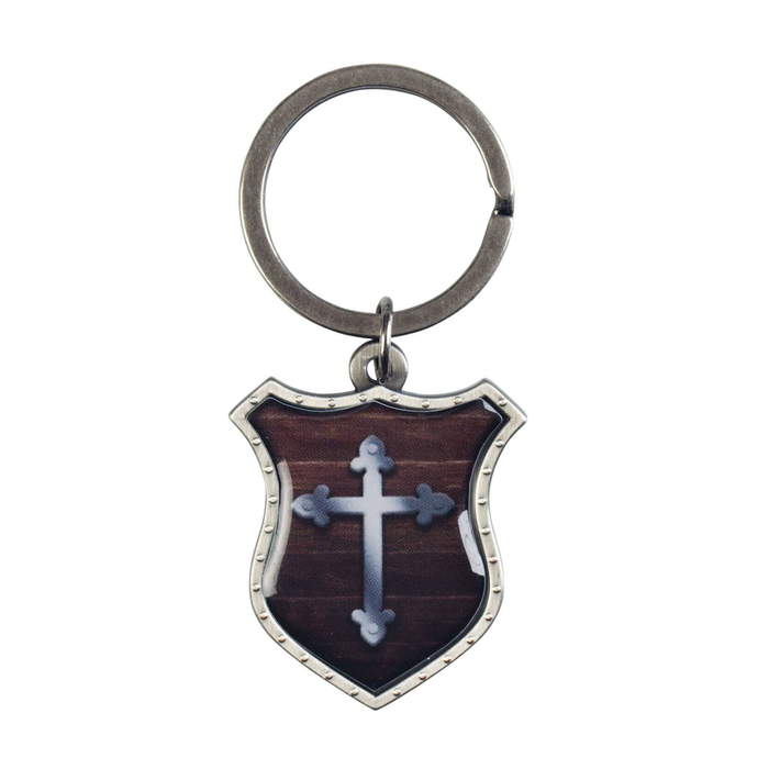 Keyring Shield Psalm 91 Eagle