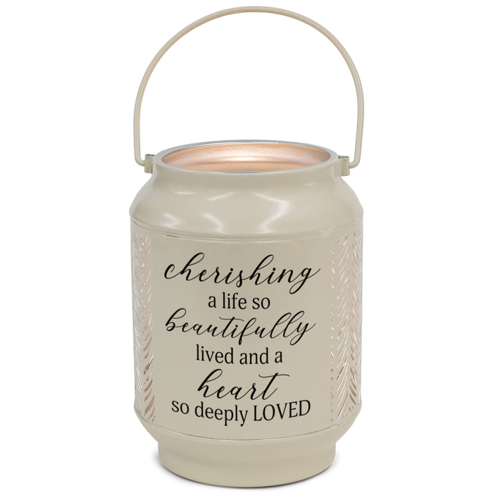 Lantern Cherishing Life Ivory