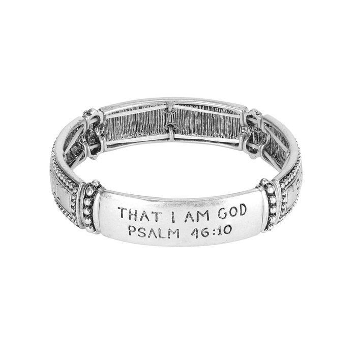 Bracelet Psalms 46:10 Tile Stretch