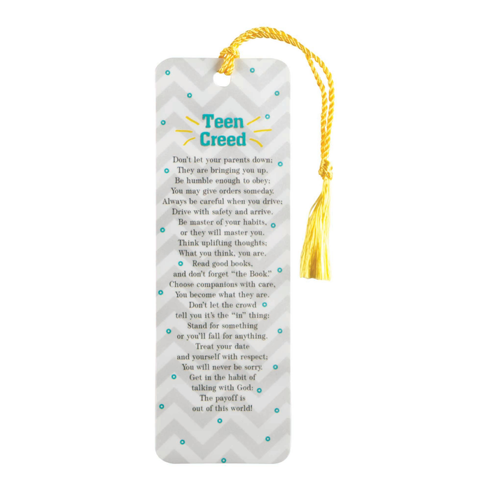 Teen Creed Tassel Bookmark