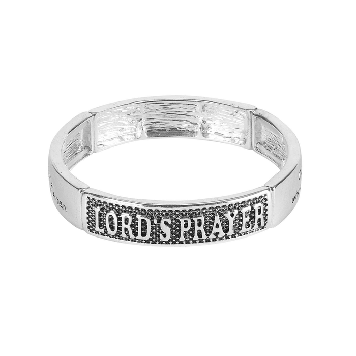 Bracelet Stretch Tile Lords Prayer