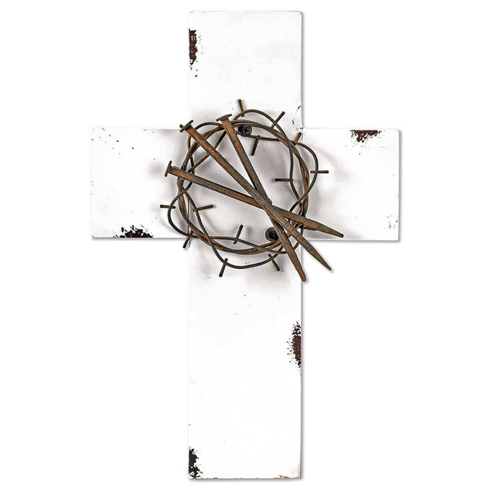 Antique Metal Cross Wall