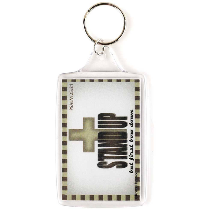 Stand Up Keychain