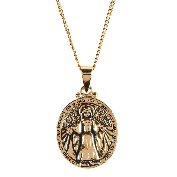 Miraculous Medal Plate  Ch