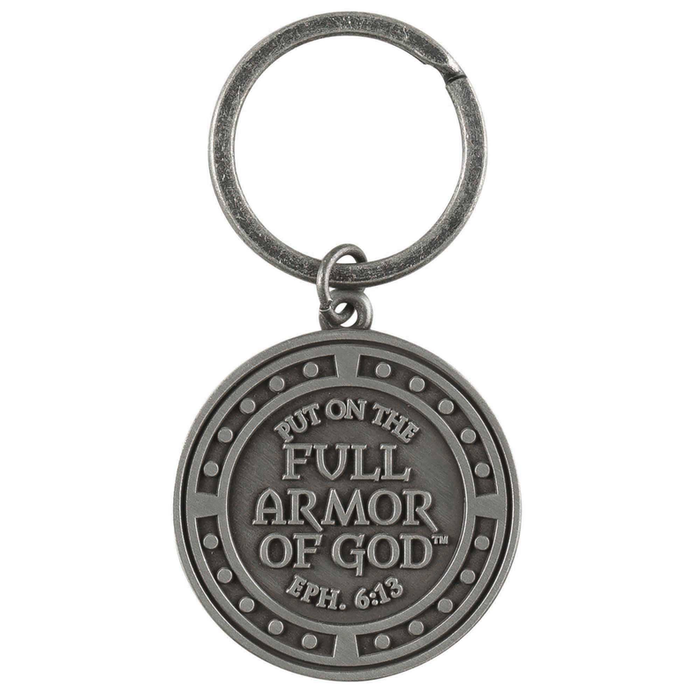 Keyring Full Armor Of God Ant Silver Zinc A