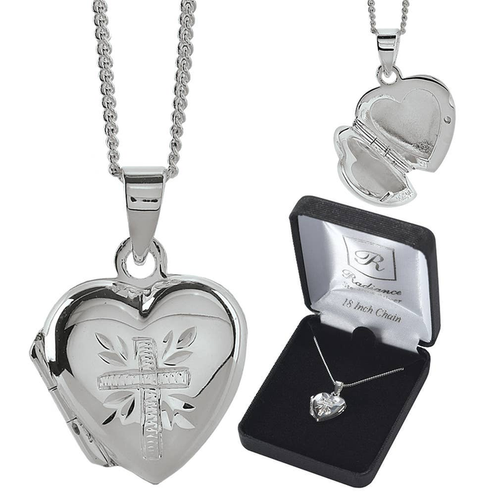 Nk-ss Etched Heart Lkt 18"dbox