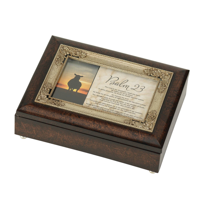 Music Box Lamb Psalm 23 8x6 Photo