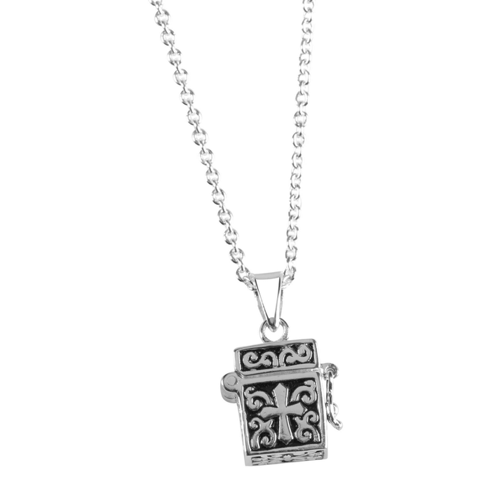 Square Prayer Box Necklace